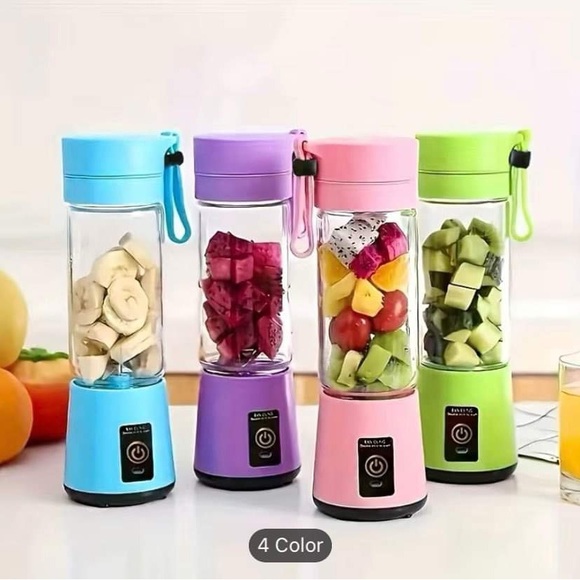 Portable USB Rechargeable Fruit And Vegetable Juicer Cup - Picture 3 of 5